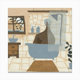 The Bath Canvas Print