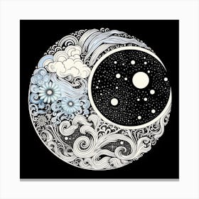 Yin And Yang 14 Canvas Print