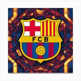 FC Barcelona Logo Wall Art 23 Canvas Print