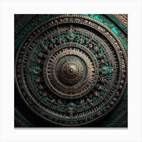 Mandala of Good Luck Canvas Print