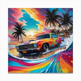 Chevrolet Corvette 3 Canvas Print