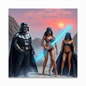 Star Wars Women Canvas Print