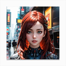 Anime Girl 1 Canvas Print