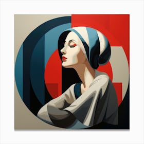 Bauhaus Turkish Woman 04 Canvas Print