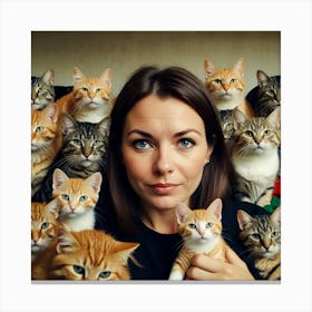 Default Childless Cat Lady 2 Canvas Print