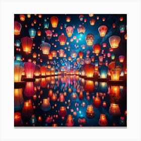 Chinese Lanterns Canvas Print