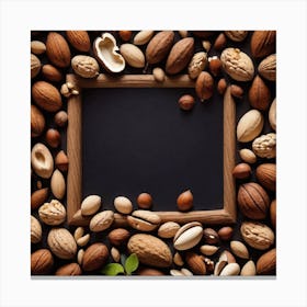 Nut Frame With Nuts 4 Canvas Print