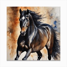 Running Horse Canvas Print