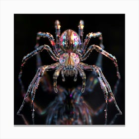 Spider With Crystals 1 Canvas Print