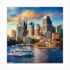 Sydney Harbour 2 Canvas Print