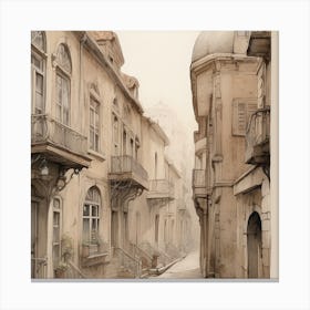 Street In Portugal Canvas Print
