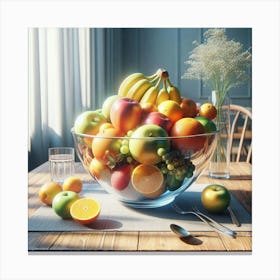 Fruit Bowl Canvas Print