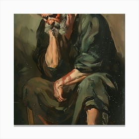 'The Old Man' Canvas Print