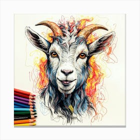 Goat! 26 Canvas Print