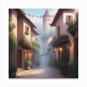 Fairytale Street Canvas Print