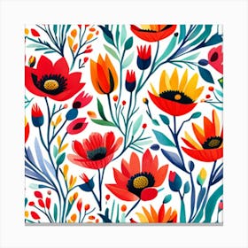 Floral Pattern Canvas Print