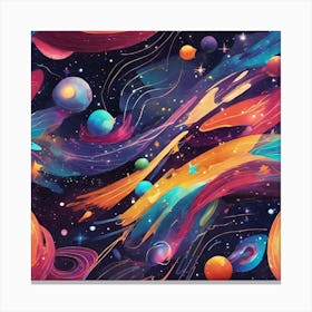 Galaxy Wallpaper Canvas Print