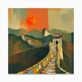 Great Wall Of China 6 Canvas Print