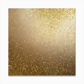 Gold Glitter Background 4 Canvas Print