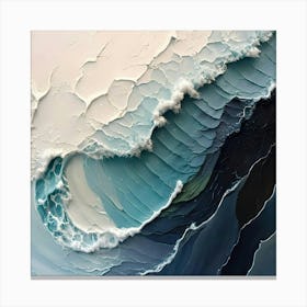 Abstract Of A Wave 5 Canvas Print