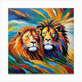 Lions 1 Canvas Print