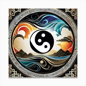 Yin Yang 16 Canvas Print