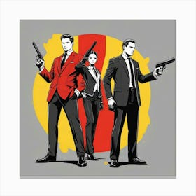 Pulp Fiction Dance Art Prints (38) Canvas Print