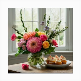 Flower Arrangement Canvas Print