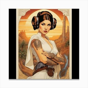 Star Wars Leia Canvas Print