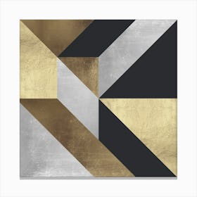 Golden geometry 2 Canvas Print