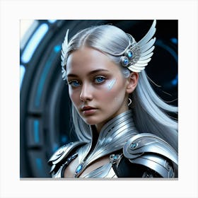 Futuristic Girl 31 Canvas Print