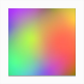 Rainbow Blurred Background Canvas Print