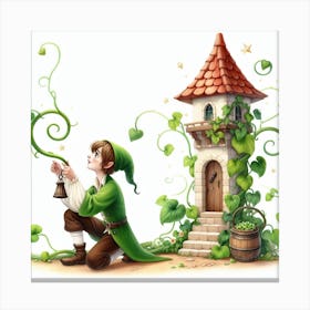 Jack and the Beanstalk Canvas Print