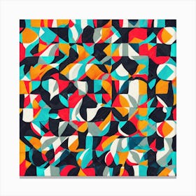 Abstract Geometric Pattern 6 Canvas Print