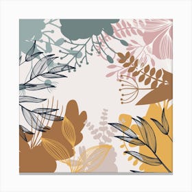 Abstract Floral Background 1 Canvas Print