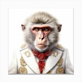 Monkey In A Suit 1 Canvas Print