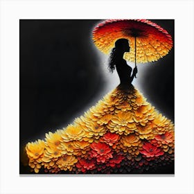 Flower Girl 4 Canvas Print