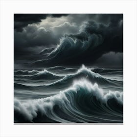 Stormy Seas 5 Canvas Print