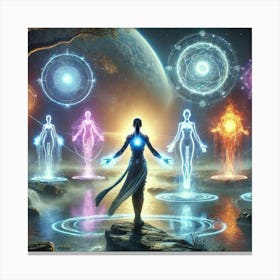 Zora Ashheart Spiritual Guidance Enhanced Canvas Print