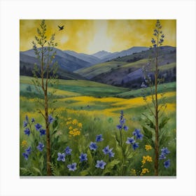 Meadows Of Wildflowers Canvas Print