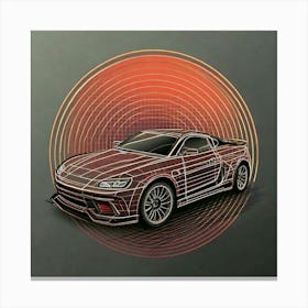 Firefly Sport Car 39643 Canvas Print