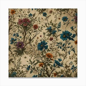 Floral Wallpaper 5 Canvas Print