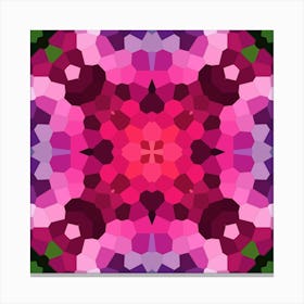 Violet Mosaic Pattern Canvas Print