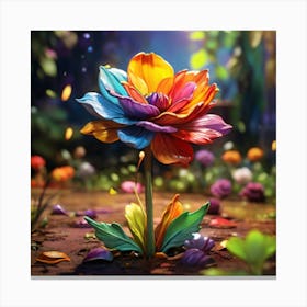 Colorful Flower 3 Canvas Print