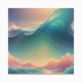 Ocean Waves 1 Canvas Print