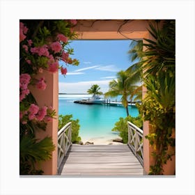 Doorway To The Beach Canvas Print