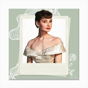 Audrey Hepburn IV Canvas Print