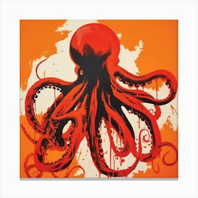 Octopus 5 Canvas Print