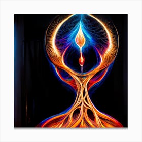 Quantum Chandelier Canvas Print