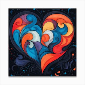 Heart Of Love 1 Canvas Print